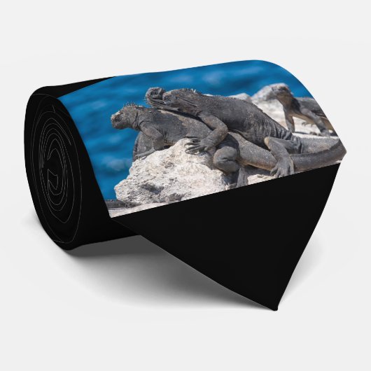 Marine Iguana Stropdas (Opgerold)