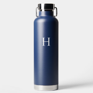 Marine Klassiek Elegant Monogram Waterfles