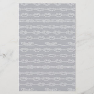 Marine Knots Pattern Briefpapier
