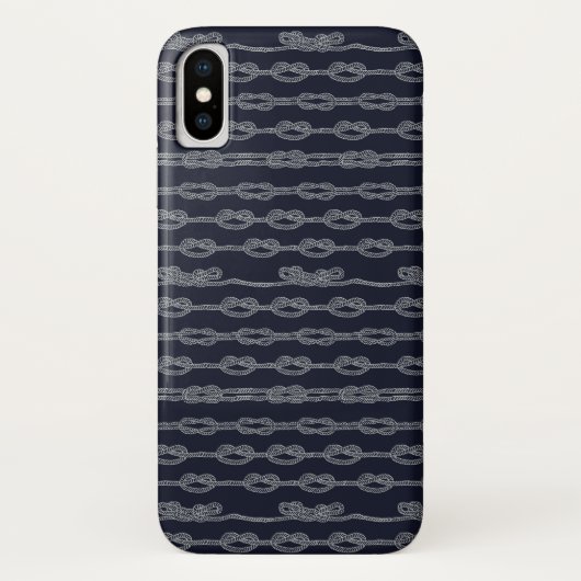 Marine Knots Pattern Case-Mate iPhone Case (Achterkant)