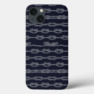 Marine Knots Pattern iPhone 13 Hoesje