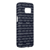 Marine Knots Pattern Case-Mate Samsung Galaxy Hoesje (Back/Rechts)