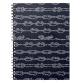 Marine Knots Pattern Notitieboek (Voorkant)