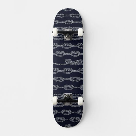 Marine Knots Pattern Skateboard (Voorkant)
