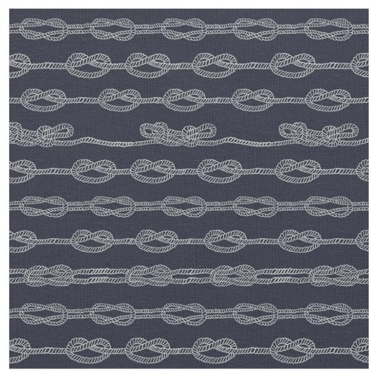 Marine Knots Pattern Stof (Close Up)