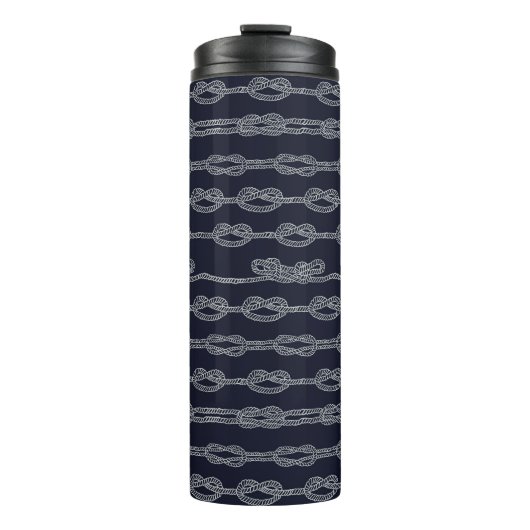 Marine Knots Pattern Thermosbeker (Voorkant)