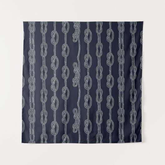 Marine Knots Pattern Wandkleed (Voorkant)