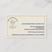 Marine Koken Houten Rustieke Bakkerij Visitekaartje (Achterkant)