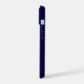 Marine, Koraalrood Griekse Sleutel Frame #2 Init M iPhone 15 Case (Linkerkant)