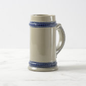 Marine Kroon Monogram Bruidsjonker Bierpul (Voorkant rechts)
