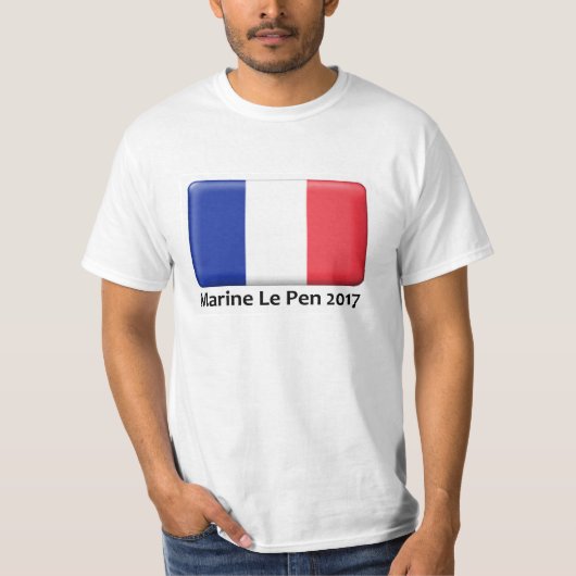 Marine Le Pen 2017 apparel T-shirt (Voorkant)