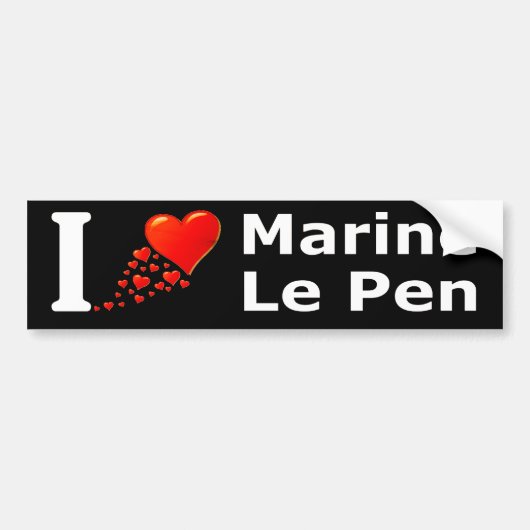 Marine Le Pen 2017 Bumpersticker (Voorkant)