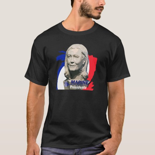 Marine Le Pen Presente T-shirt (Voorkant)