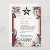 Marine Leger Oorlog Marine Tactisch Militair Huwel Informatiekaartje (Voorkant / Achterkant)