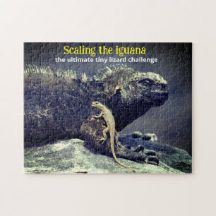 Marine leguaan en lavahagedis legpuzzel