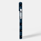 Marine Leren Luxe Elegante Textuur Stijl ✨ Case-Mate iPhone Case (Achterkant / Links)