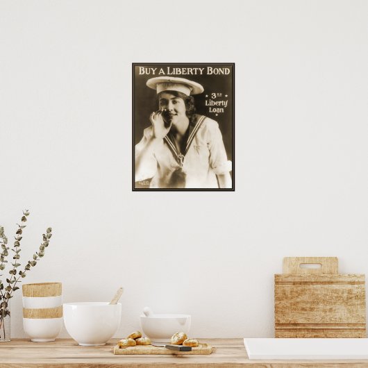 marine Liberty Bond WW1 Poster (Keuken)
