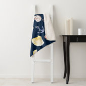 Marine Life & Anchors (Dark) Sherpa Blanket Sherpa Deken (In situ)