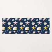Marine Life & Anchors (Dark) Yoga Mat (Voorkant (horizontaal))