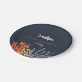 Marine Life Birthday Papieren Bordje (Gekanteld)