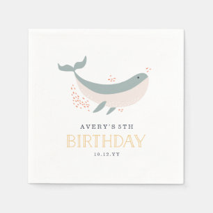 Marine Life Birthday Party Servet