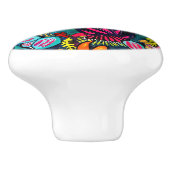 Marine Life Ceramic Knob. Keramische Knop (Zijkant)