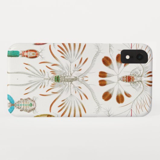Marine Life Crustaceans, Copepoda by Ernst Haeckel Case-Mate iPhone Case (Achterkant (horizontaal))