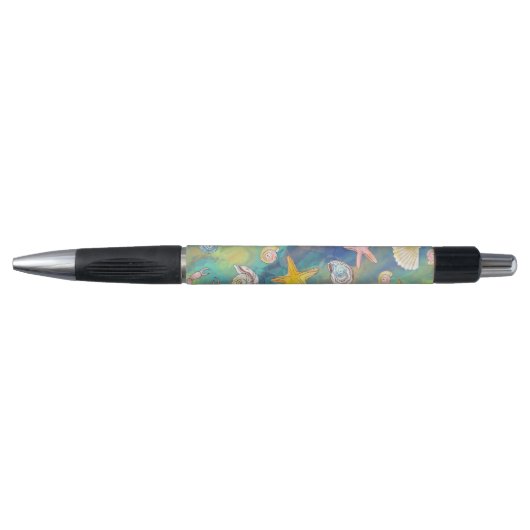 Marine Life Ocean Breeze Blue Coral Pen (Voorkant)