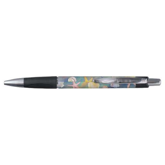 Marine Life Ocean Breeze Blue Coral Pen (Achterkant)