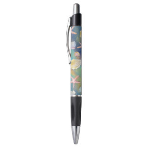 Marine Life Ocean Breeze Blue Coral Pen