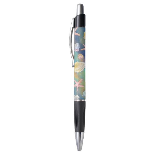 Marine Life Ocean Breeze Blue Coral Pen (Top (Verticaal))