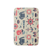 Marine Life Patroon Badmat (Voorkant Verticaal)