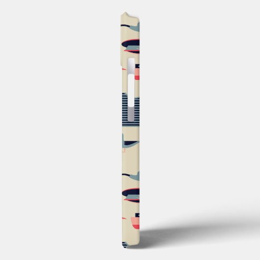 Marine Life Patroon Case-Mate iPhone Case (Achterkant / Links)