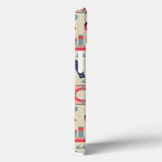 Marine Life Patroon Case-Mate iPhone Case (Achterkant / Rechts)