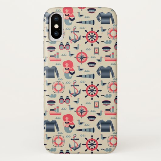 Marine Life Patroon Case-Mate iPhone Case (Achterkant)