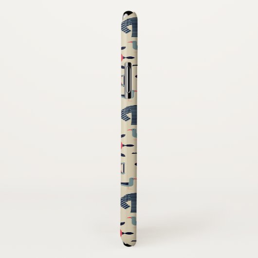 Marine Life Patroon Case-Mate iPhone Case (Achterkant / rechts)