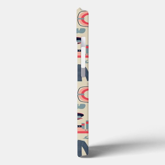 Marine Life Patroon Case-Mate iPhone Case (Achterkant / Links)