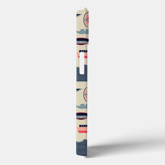 Marine Life Patroon Case-Mate iPhone Case (Achterkant / Rechts)