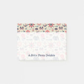 Marine Life Patroon | Jouw namen toevoegen Post-it® Notes (Voorkant)