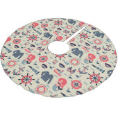 Marine Life Patroon Kerstboom Rok (Gekanteld)