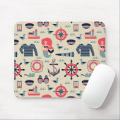 Marine Life Patroon Muismat (Met muis)