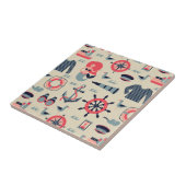 Marine Life Patroon Tegeltje (Zijkant)