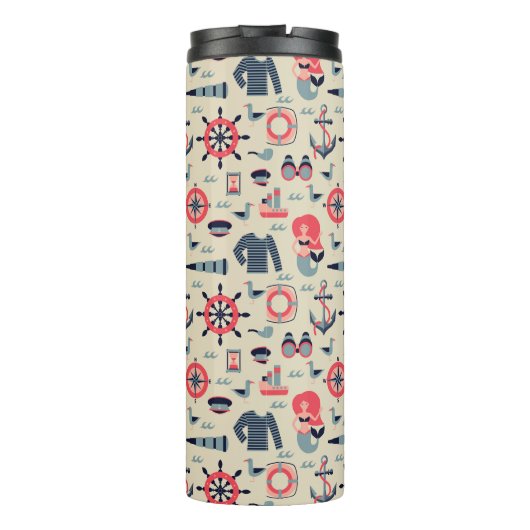 Marine Life Patroon Thermosbeker (Achterkant)