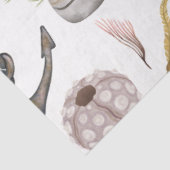 Marine Life Serie Ontwerp 30 Tissuepapier (Detail)