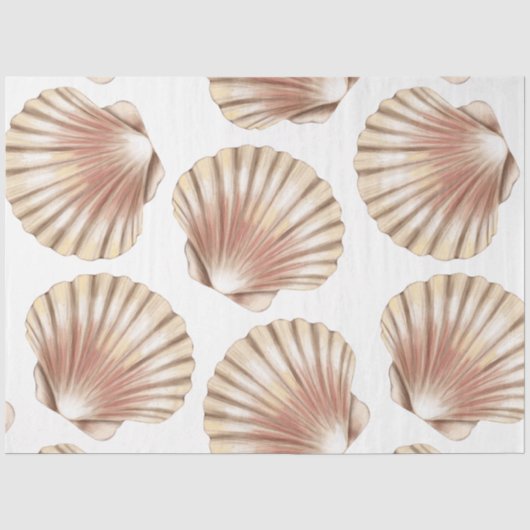 Marine Life Serie Ontwerp 36 Tissuepapier (Voorkant)