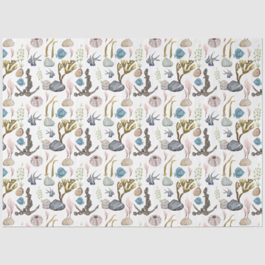 Marine Life Series Design 10 Tissuepapier (Voorkant)