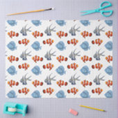 Marine Life Series Design 4 Vloeipapier Tissuepapier (Craft)