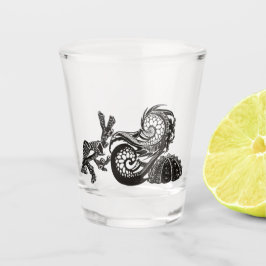 Marine Life Sketch - Shell pile Shot Glas