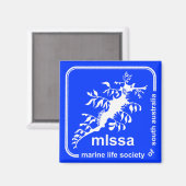 Marine Life Society of South Australia Logo Magnet (Voorkant / Achterkant)