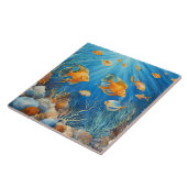 Marine Life with Exotic Fish Tegeltje (Zijkant)